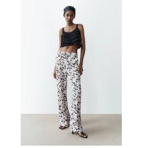 Floral print pants
